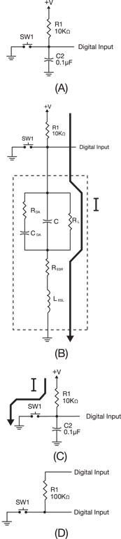 Evolution of the push-button circuit Figure 2: Evolution of the Push-Button Circuit.